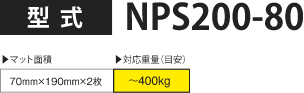 型式：NPS200-80